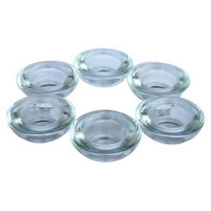 6ct Clear Glass Tealight Holder - Threshold™