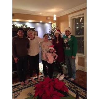 Christmas decorating party at Dory's house 2018
