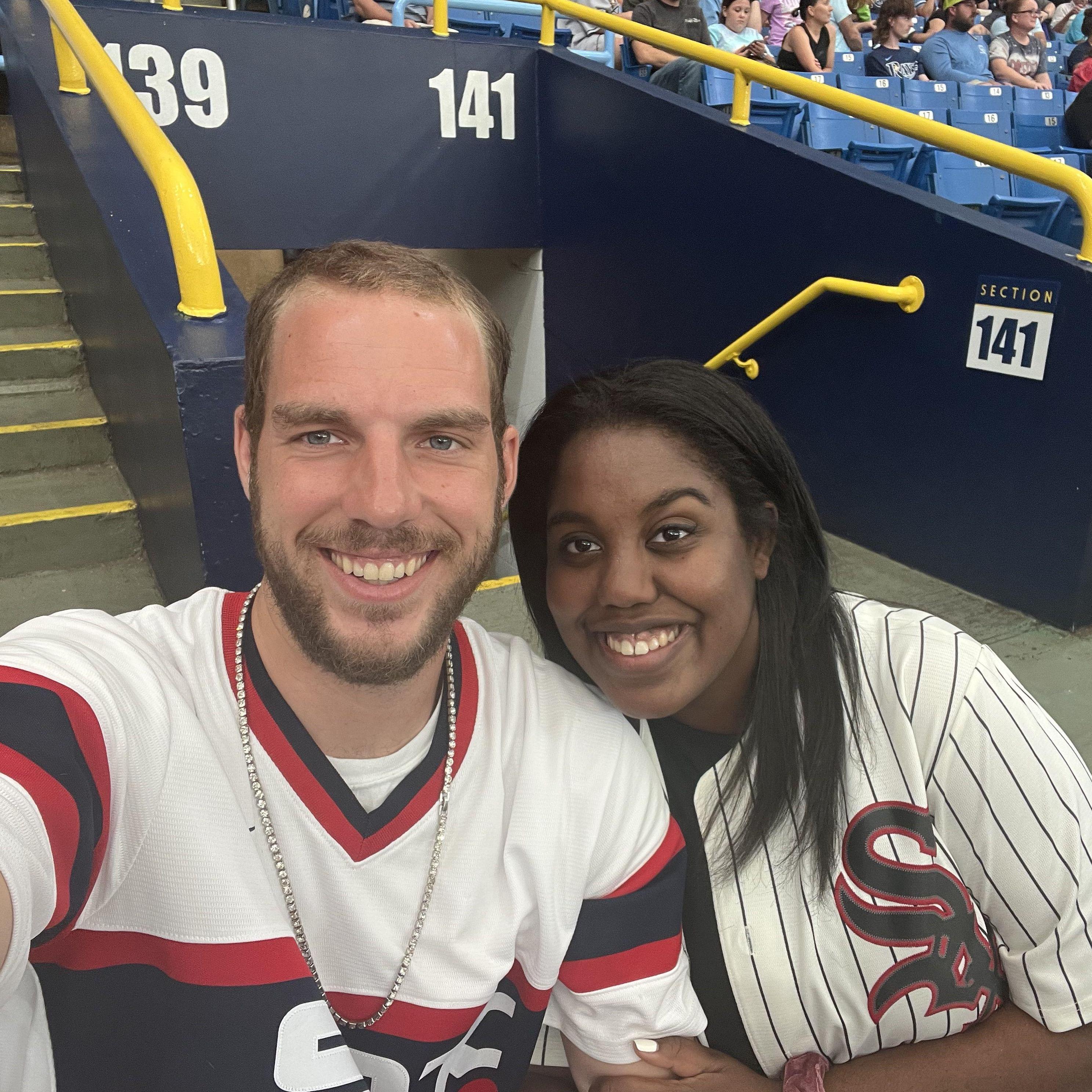Danyla's first baseball game!