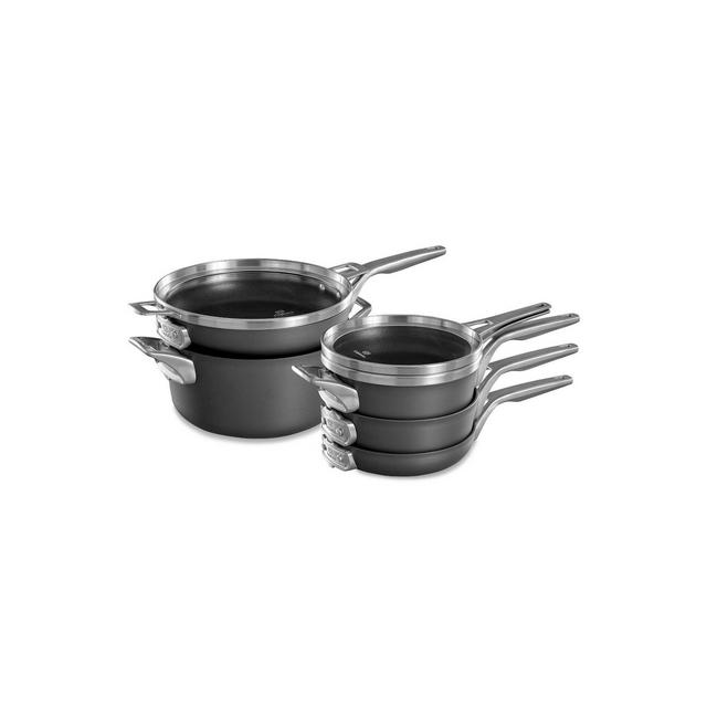 Calphalon Premier with MineralShield 8pc Space-Saving Cookware Set