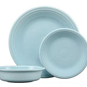 Fiesta Classic Rim 3-pc. Dinnerware Set, Service for 1 - Sky