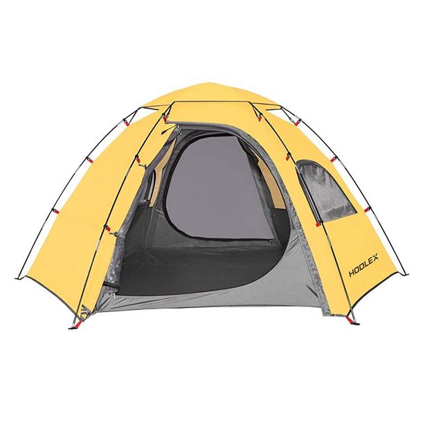 HODLEX Camping Outdoor Tent Setup Easy Family Durable Tent Camping Waterproof 2-3 Person Sundome Tent Double Layer