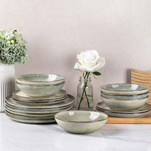 Ceramic Dinnerware, Set for 6