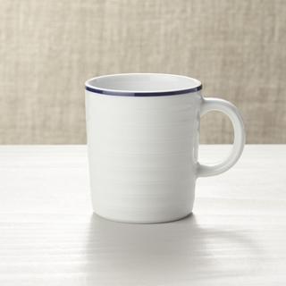 Roulette Blue Band Mug, Set of 4