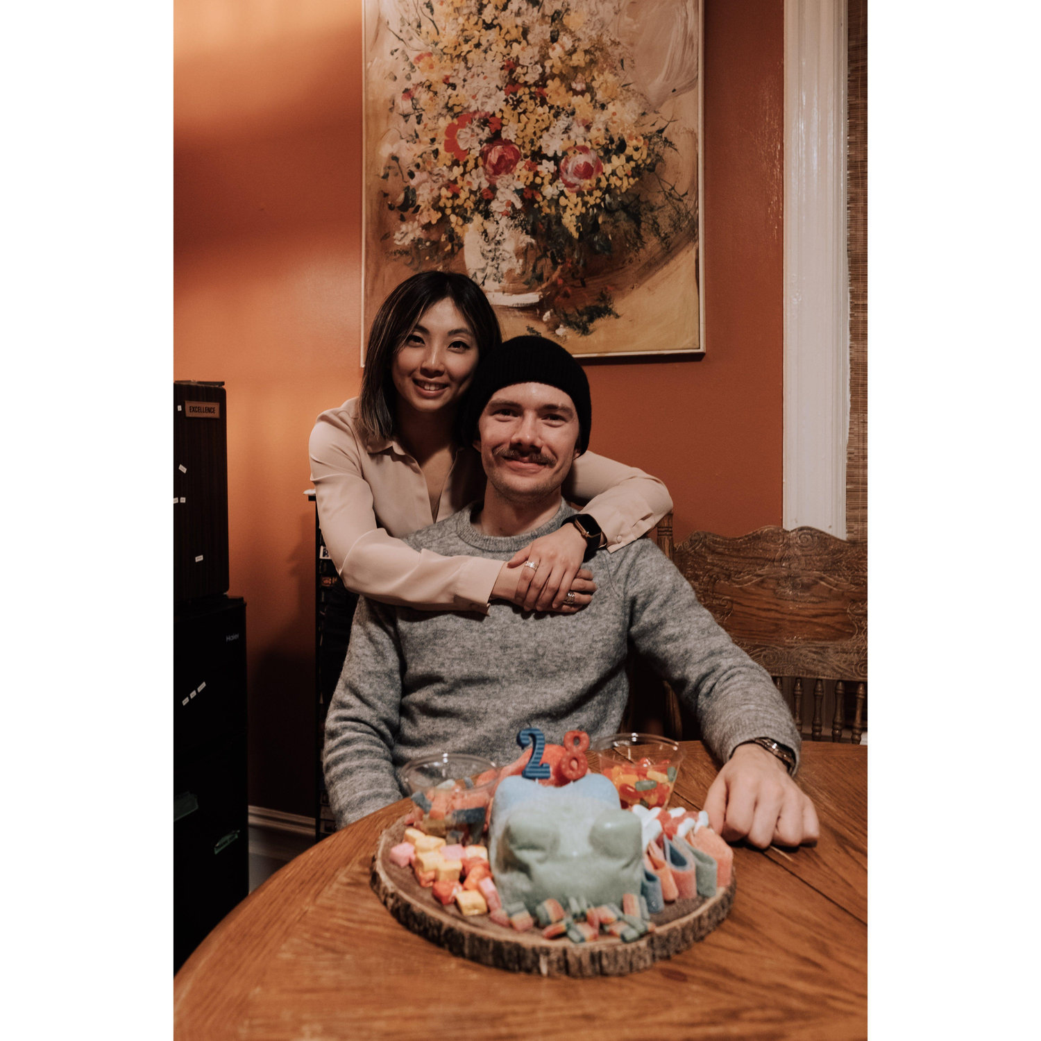 Scott's 28th ft. Gummy bear cake