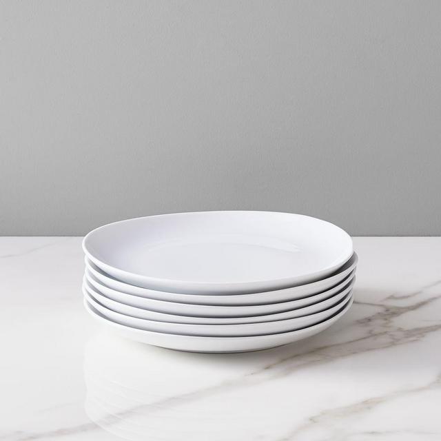 Organic Dinnerware, Salad Plate, Set of 6