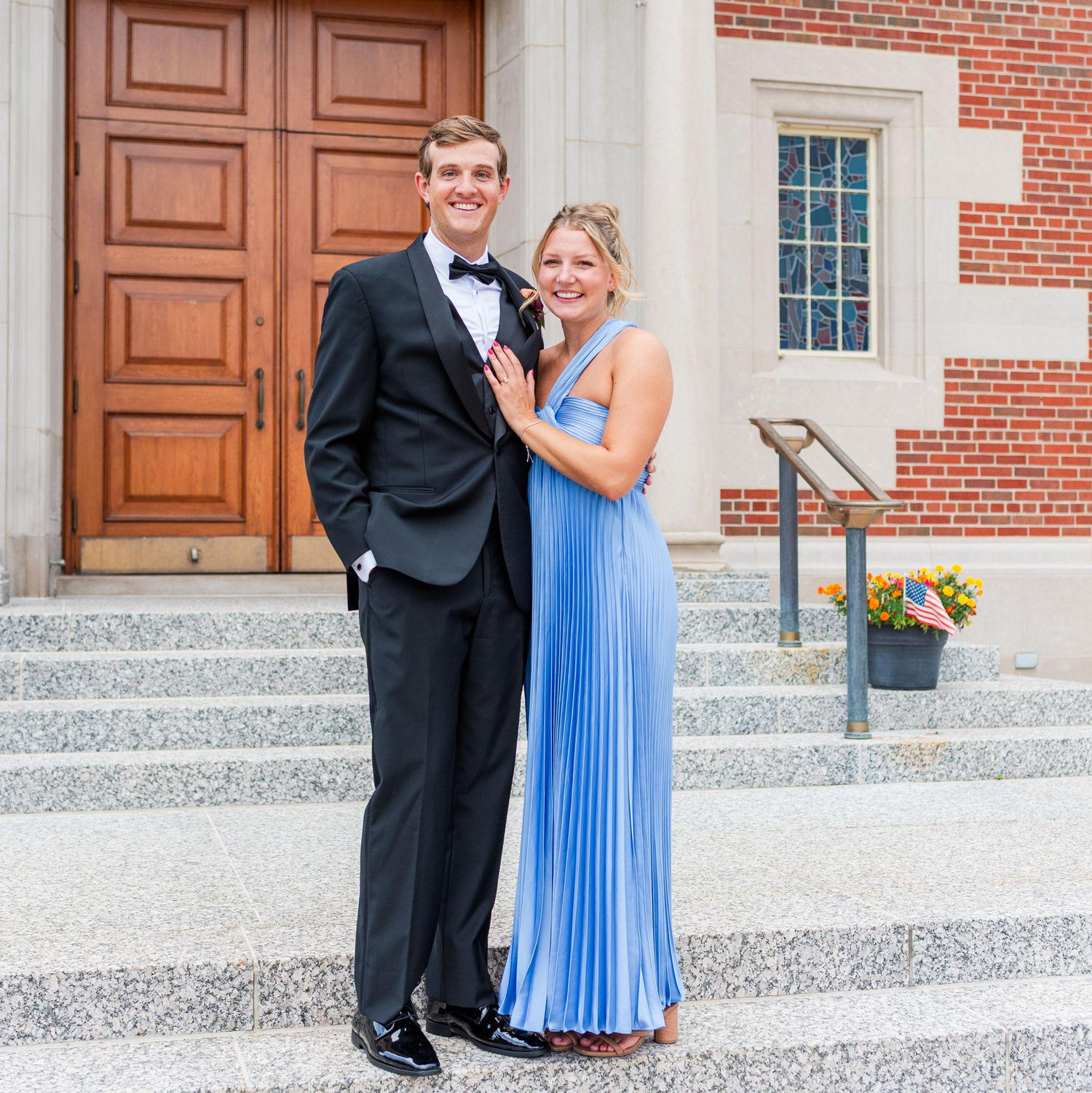 Celebrating Jack’s sister and brother-in-law (Coreen & James') wedding in Itasca, Illinois in August 2025