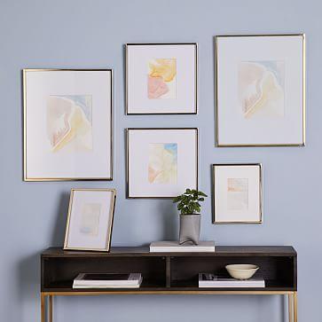 Build a Gallery Wall Sets - Antique Brass Frames (Set of 8)