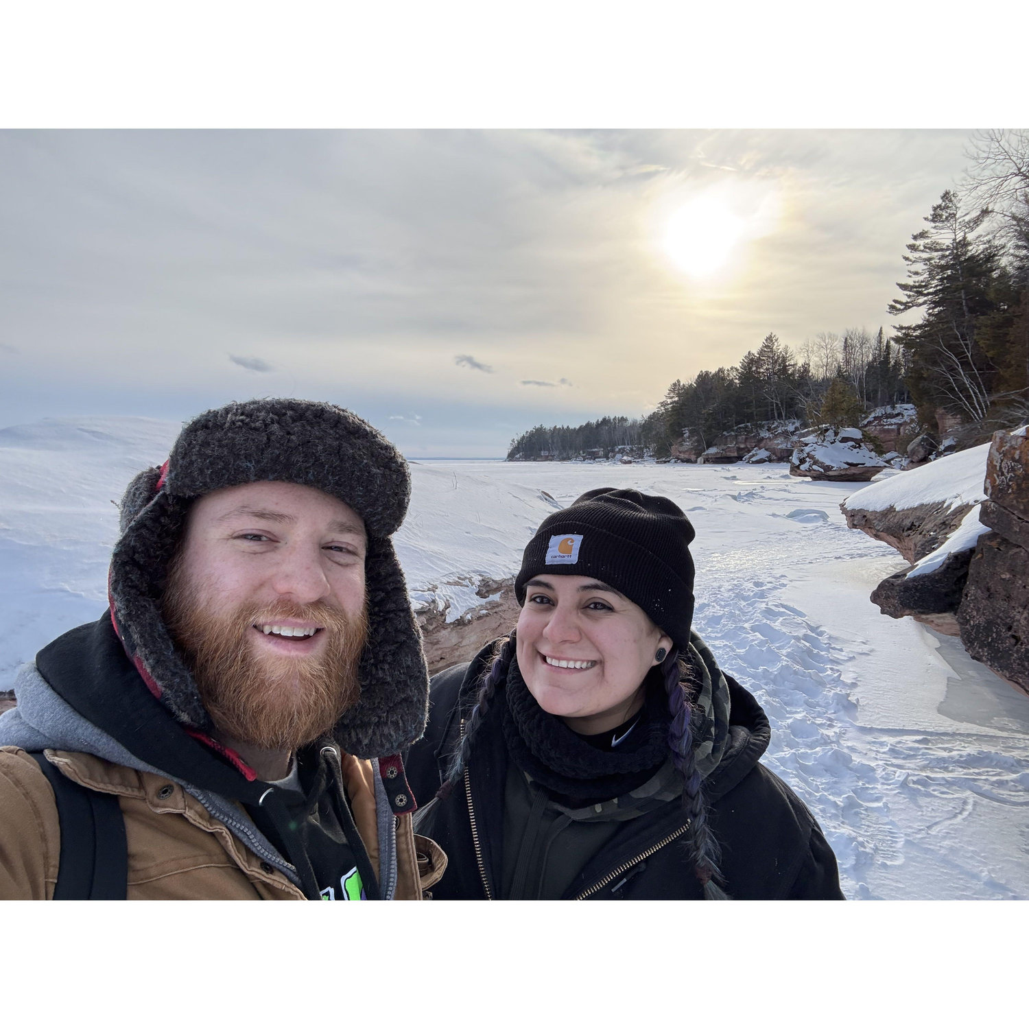 Anniversary day trip to Lake Superior.