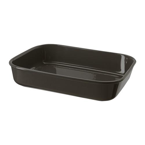 VARDAGEN				Oven dish, rectangular, dark gray