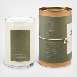Eucalyptus Ylang Natural Glass Candle