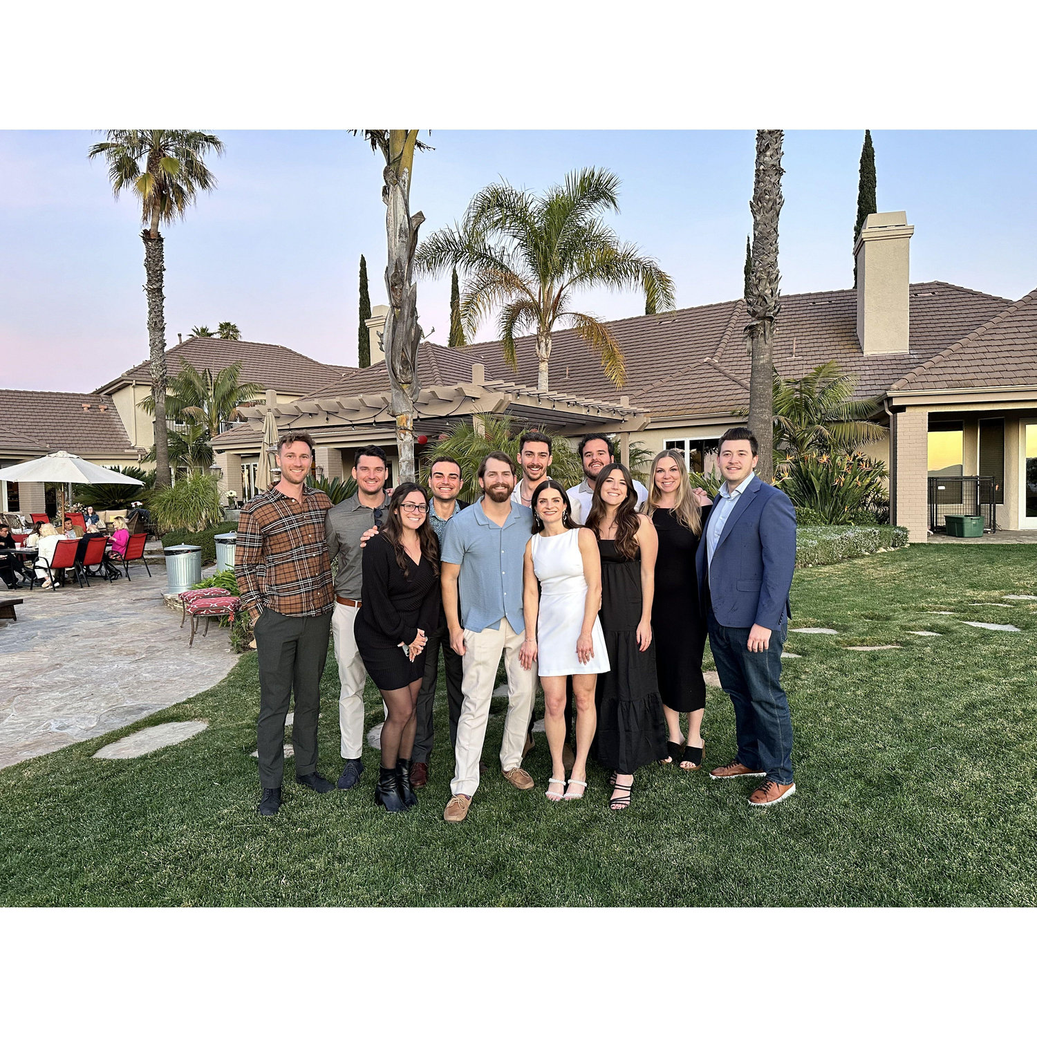 Chesi and Brodie's That's Amore Engagement Party with friends and family!