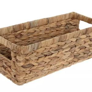 Slim Rectangle Water Hyacinth Basket | Hobby Lobby | 2514008