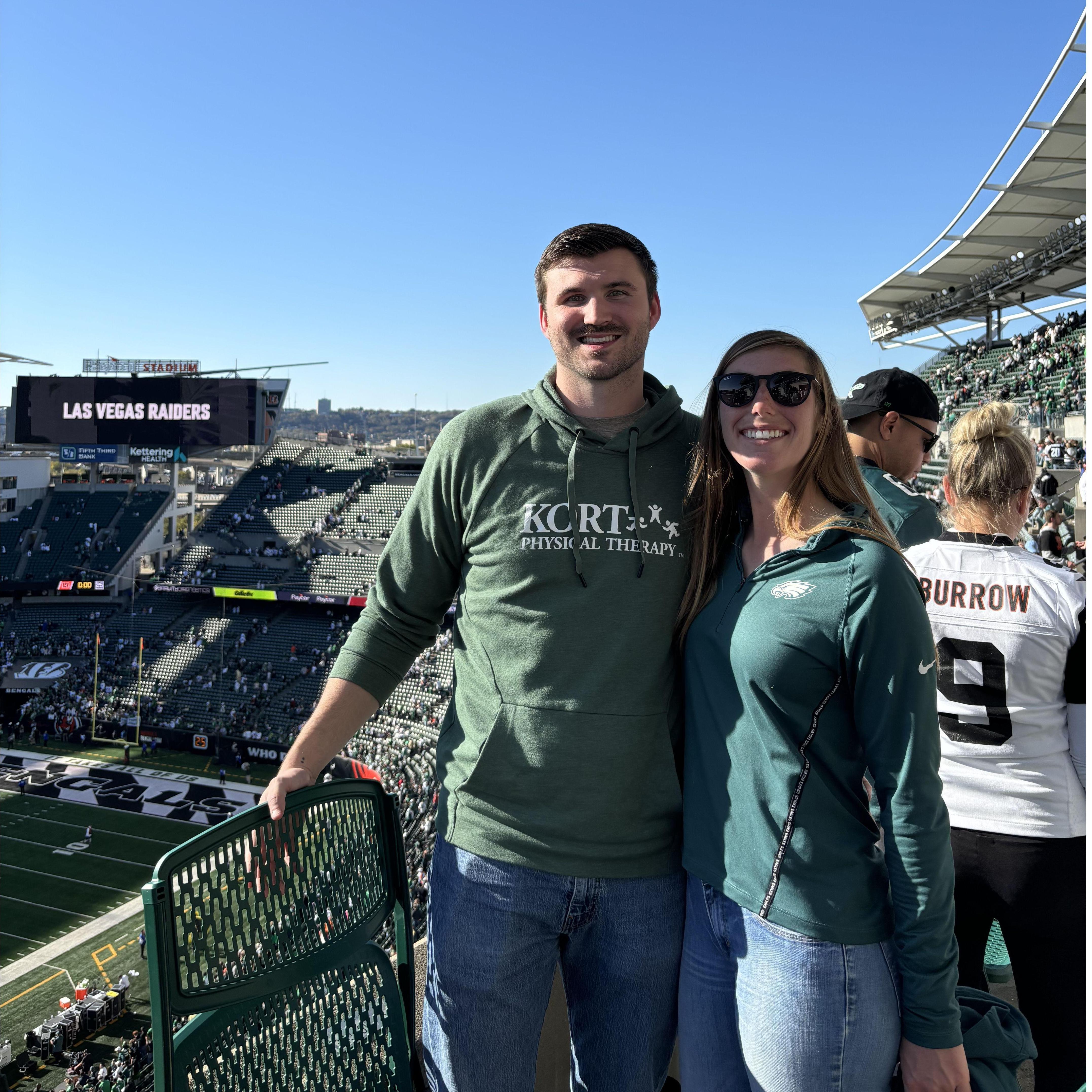 Eagles game in Cincinatti