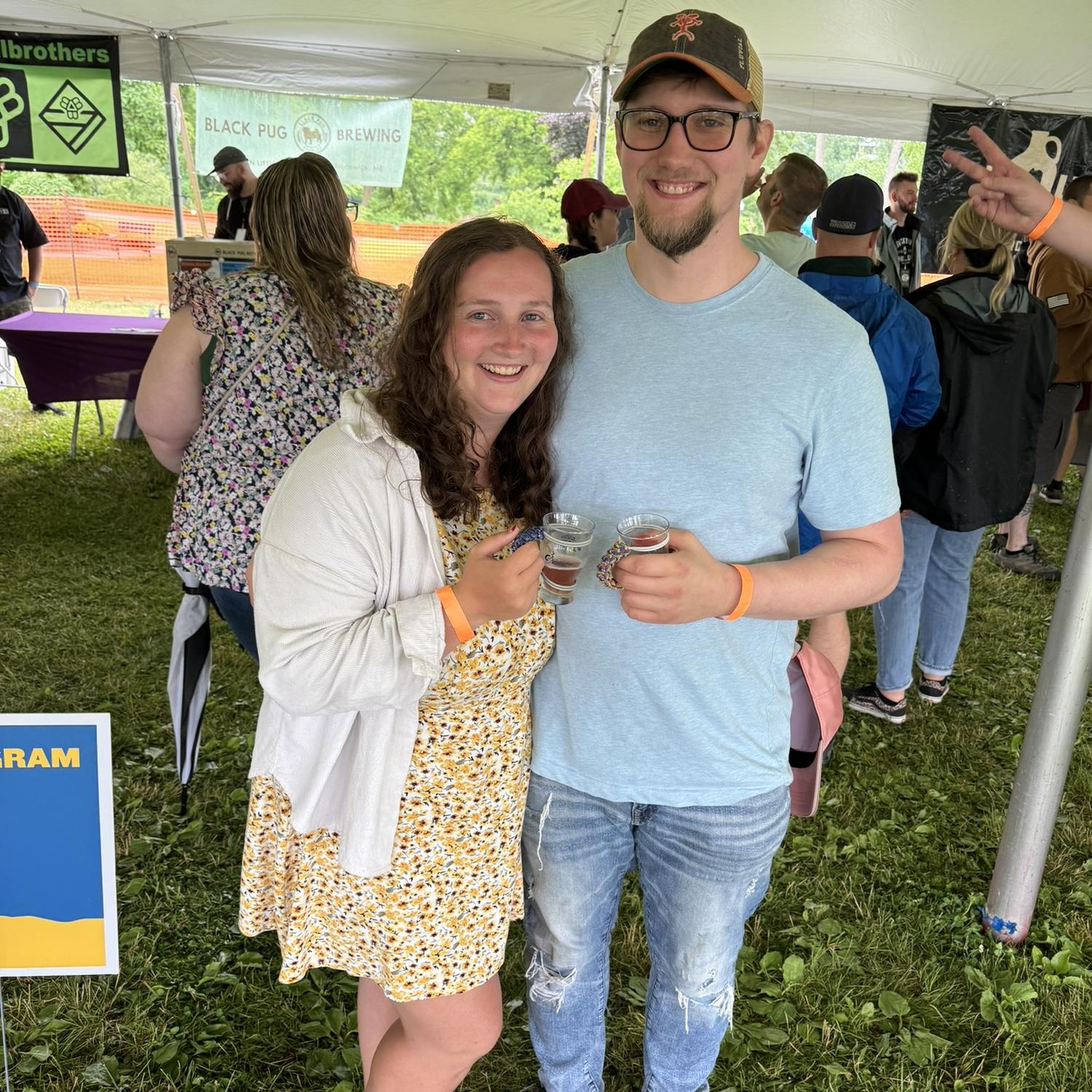 Katie’s first beer festival