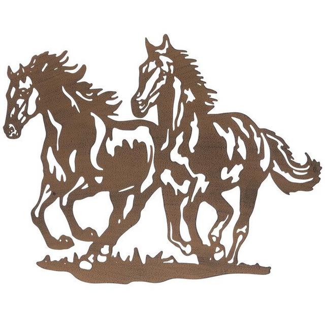 Horses Metal Wall Decor