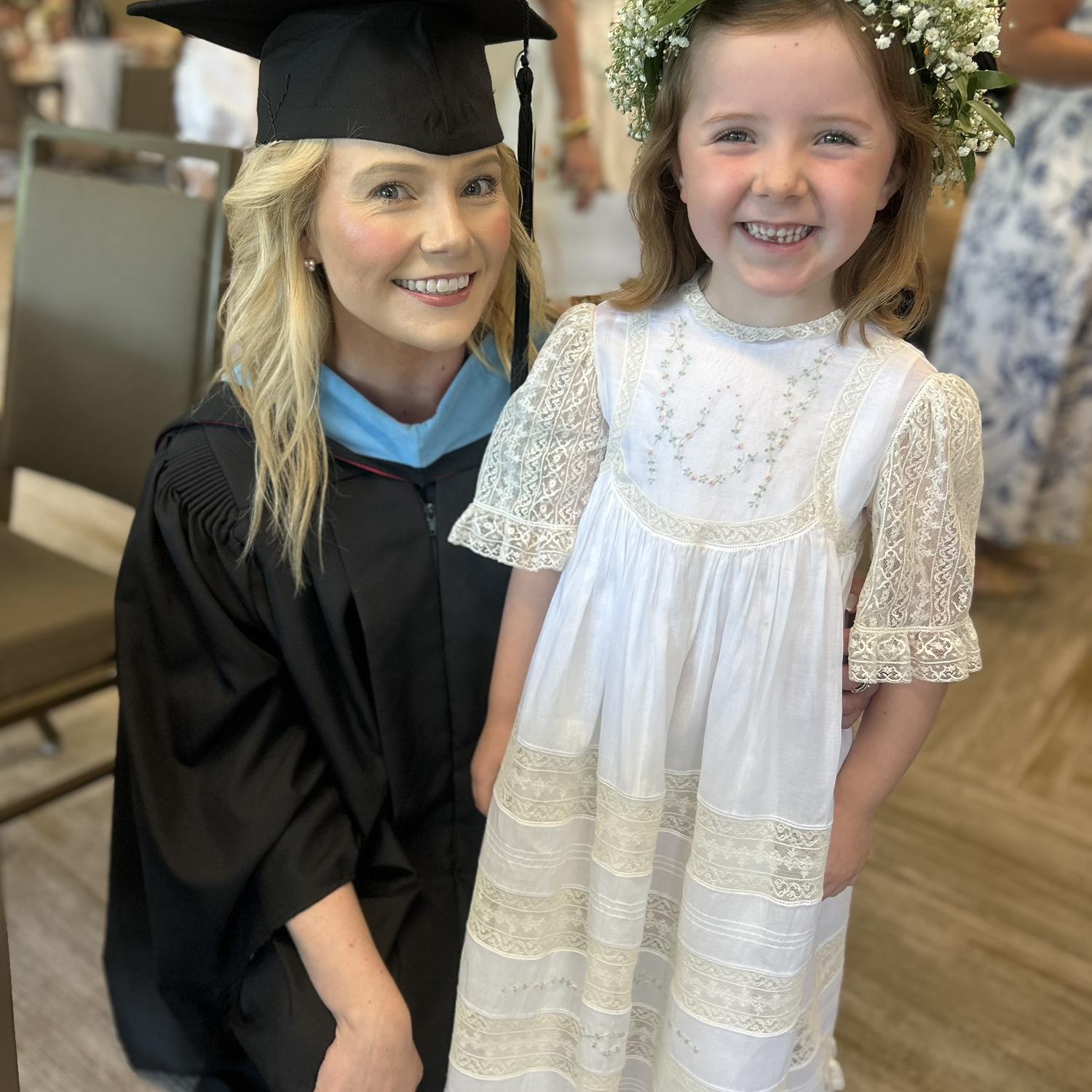 Hutchison Graduation 2025: Reeves was also a senior’s flower girl!