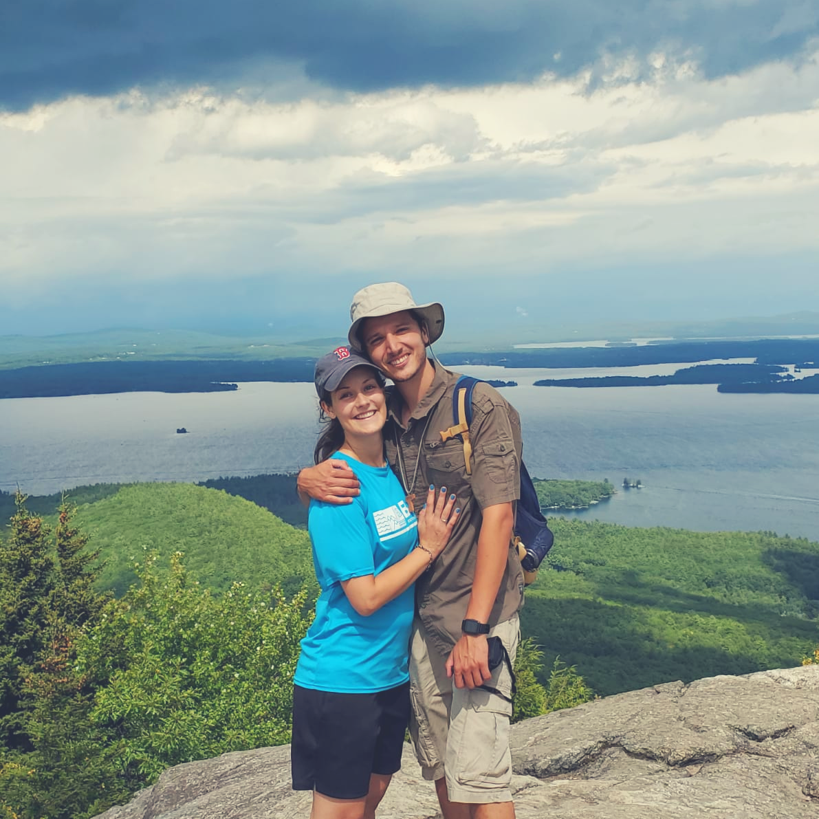 hiking Mt. Major last summer
