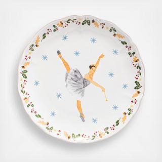 The Nutcracker Holiday Sugar Plum Fairy Salad Plate
