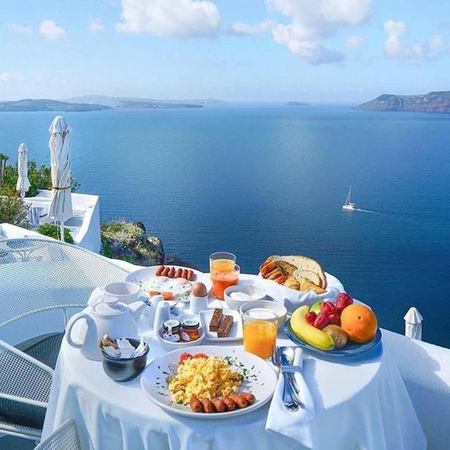 Breakfast in Santorini