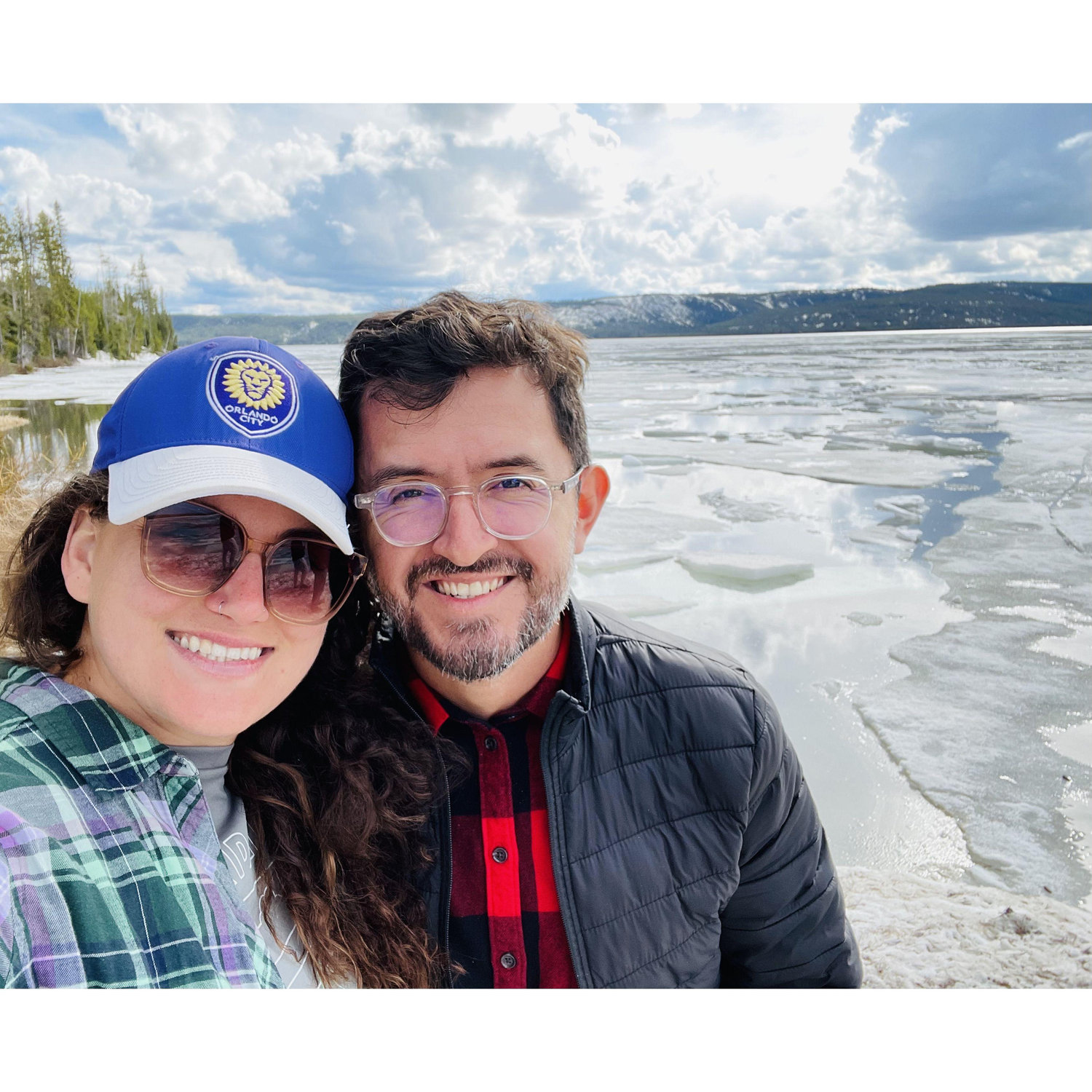 At Yellowstone National Park, the oldest NP in the country (2021).