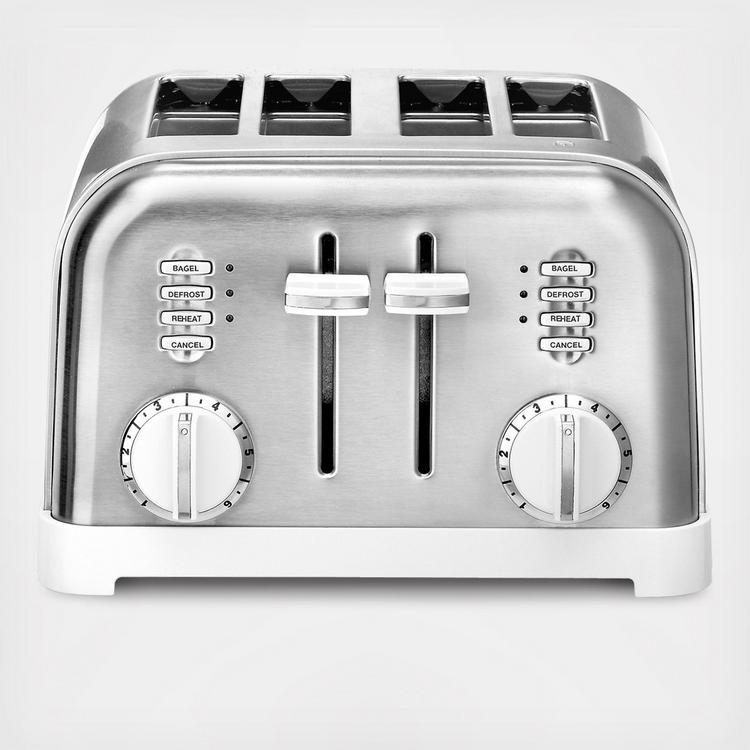 Cuisinart, 4-Slice Metal Classic Toaster CPT-180BKSP1 | Zola
