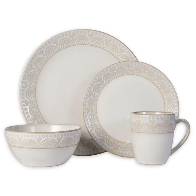 Pfaltzgraff® Amelia Cream 16-Piece Dinnerware Set