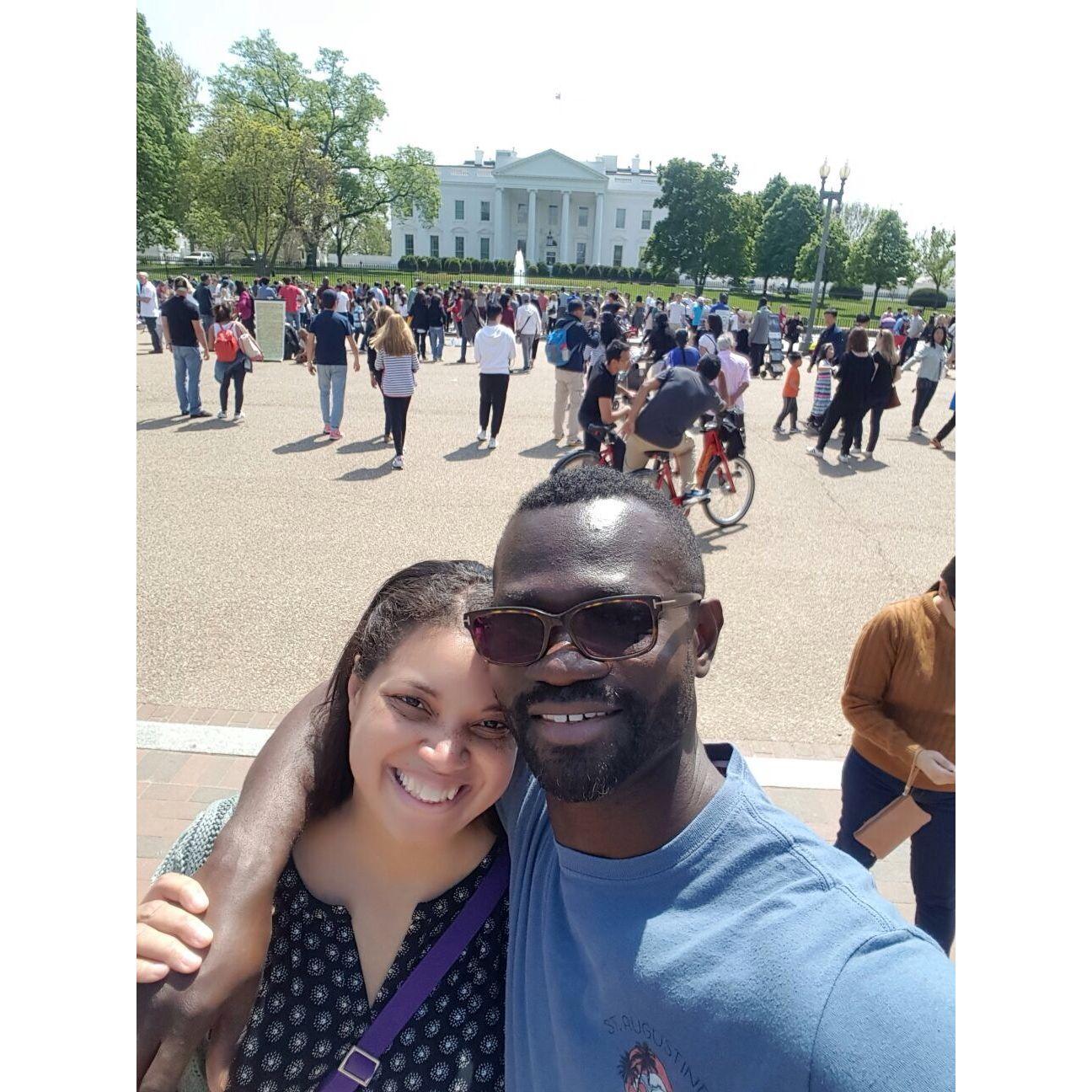 Walking around Washington DC