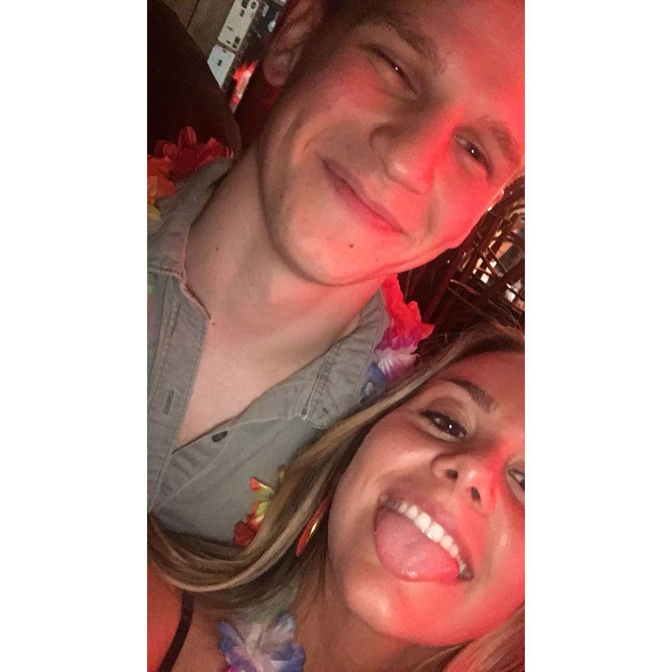 Our first picture together June 25, 2019