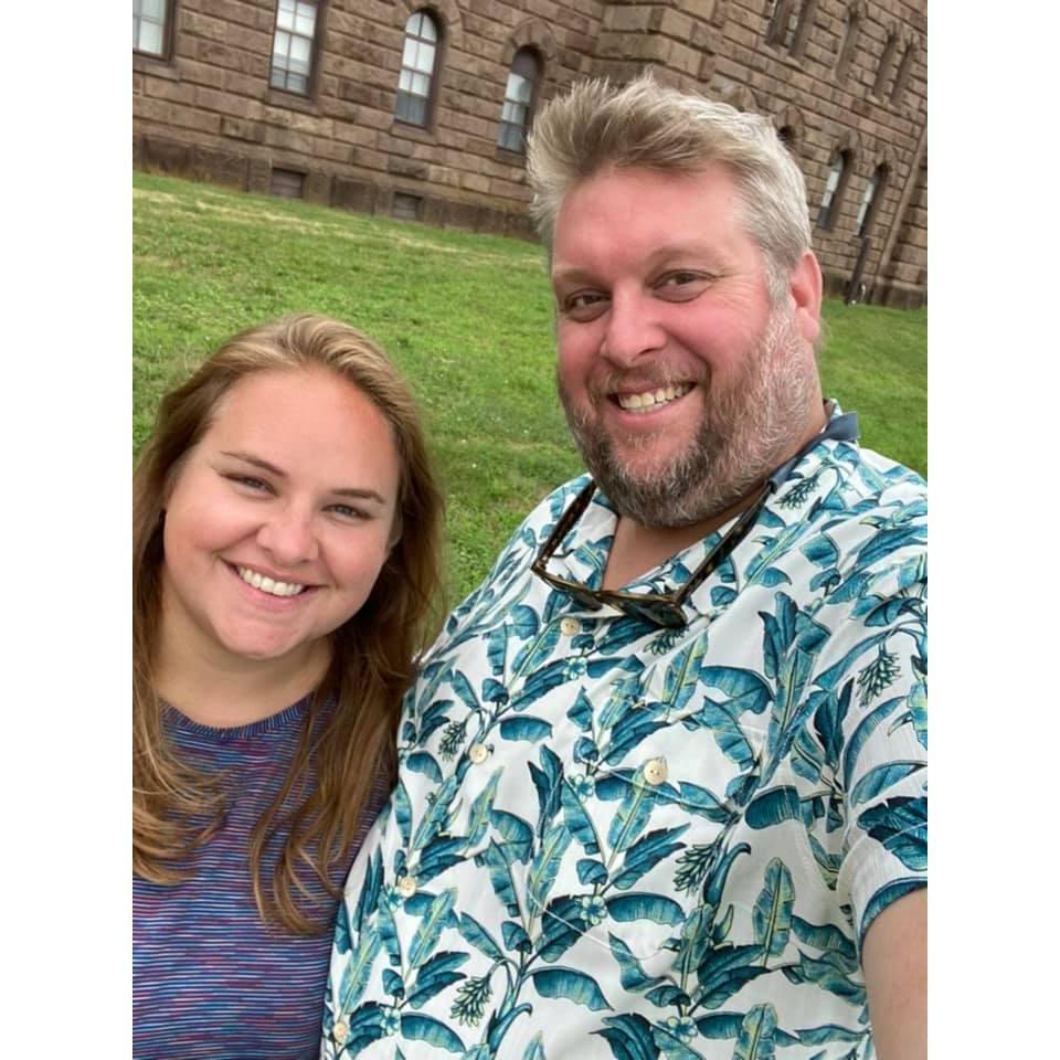John's first visit to NJ; Twin Lights in Highlands, 2021
