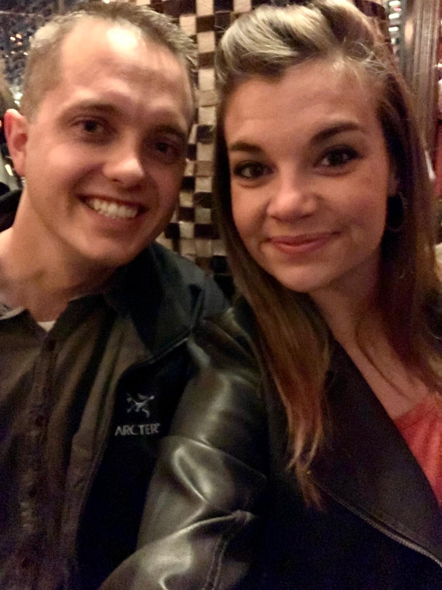 Our 5 month anniversary dinner!