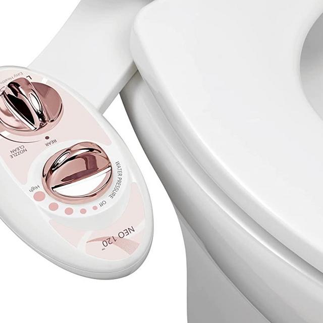 LUXE Bidet BidetNeo120rg Bidet Attachment, Rose Gold