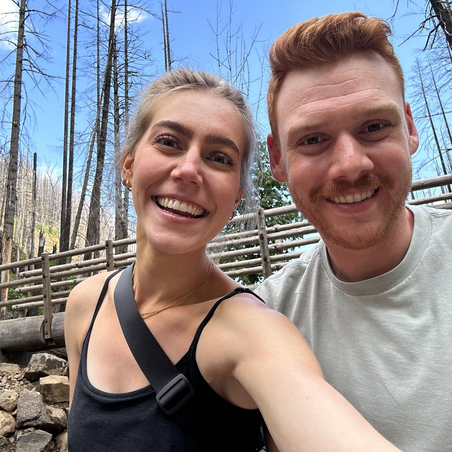 hiking through Benson State Park in Portland, Oregon