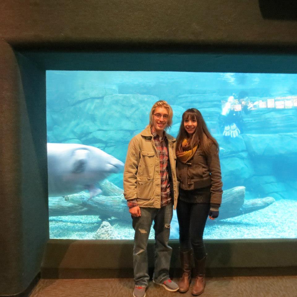 Amanda took Spencer to the Cincinnati Zoo for his birthday in January, 2013.