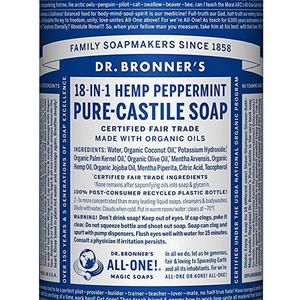 Dr. Bronner's Pure Liquid Castile Soap - Peppermint 32oz