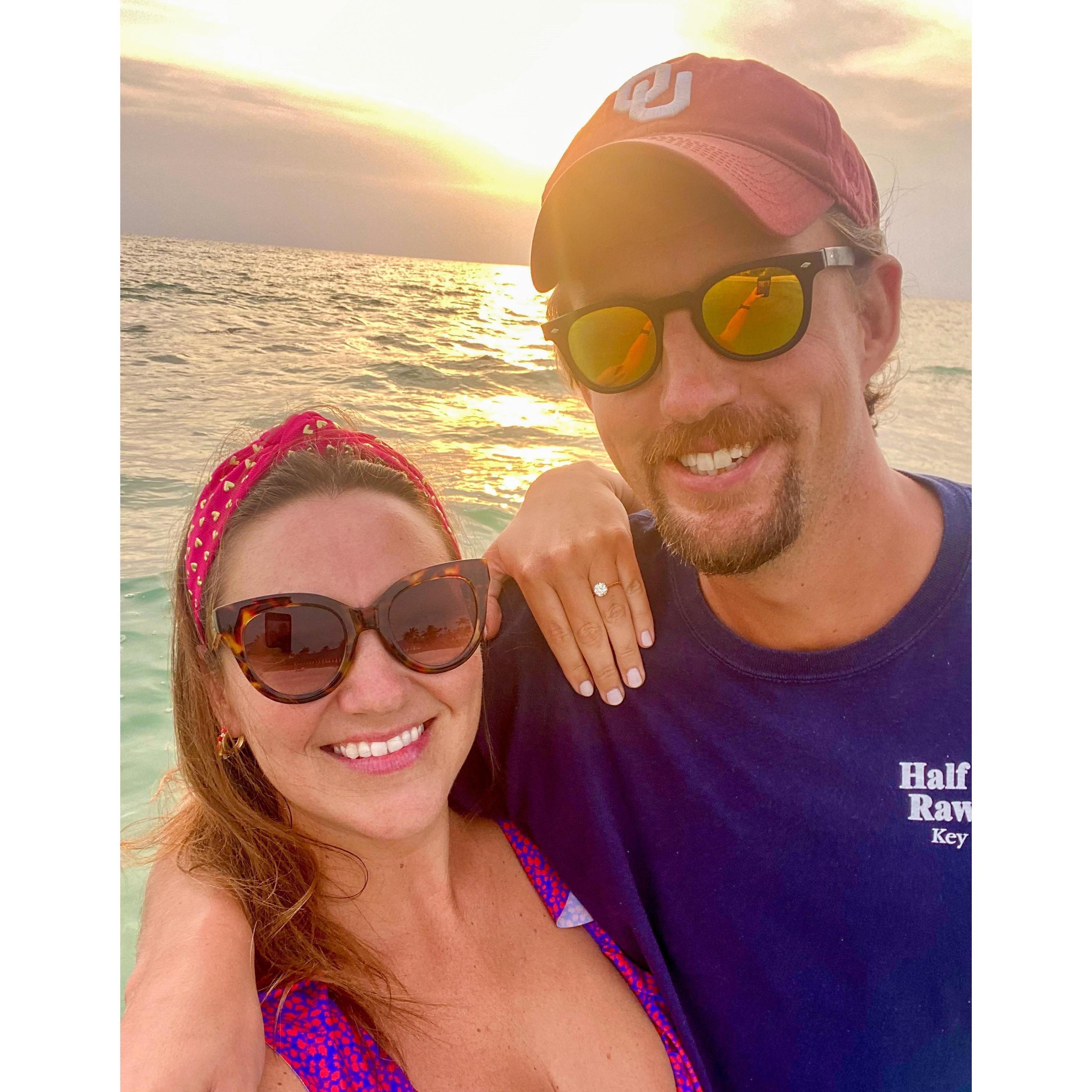 Engaged! Naples, FL - our happy place [2021]