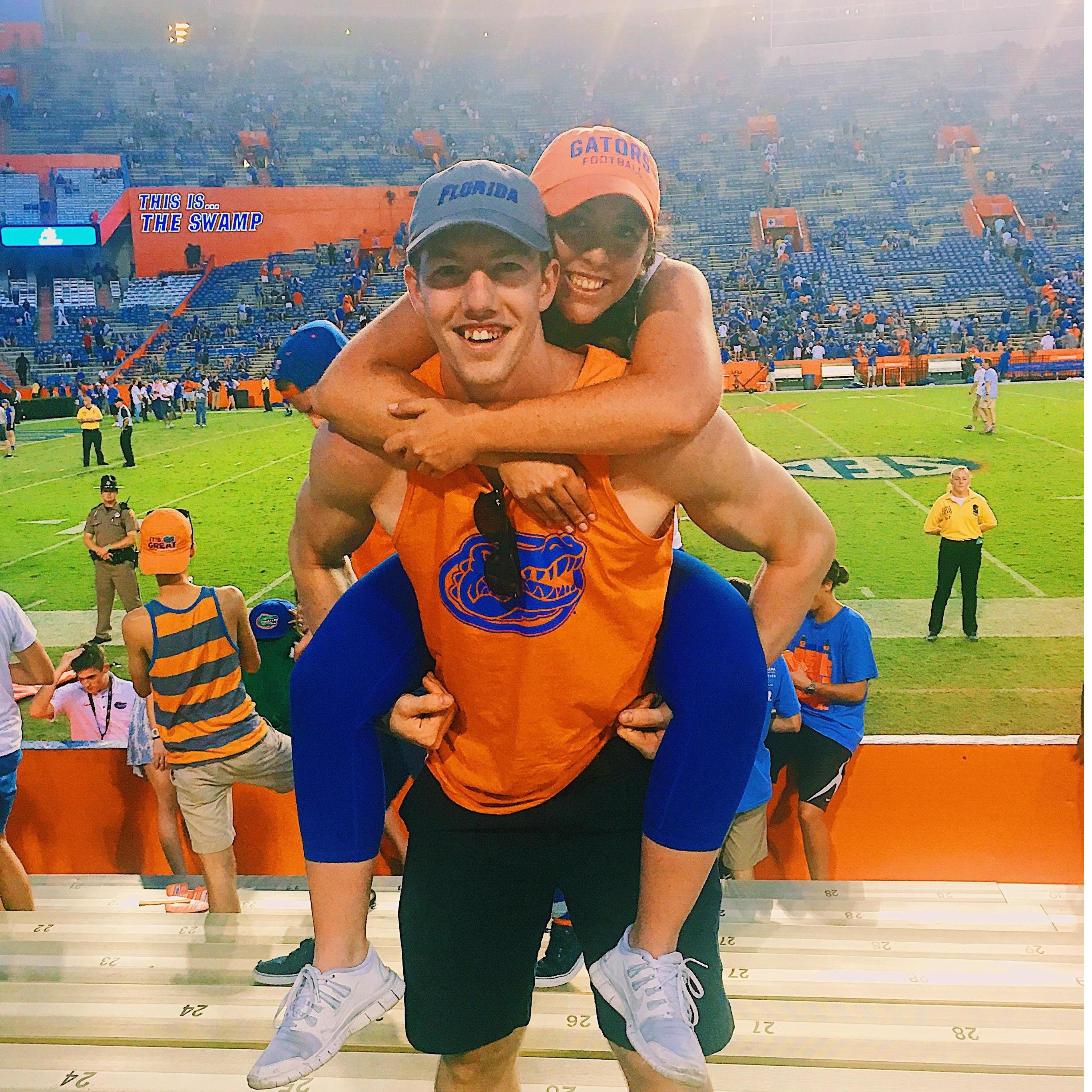Our first gator game