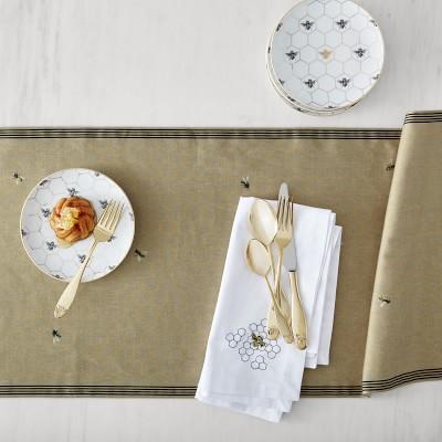 Set of 4 Honeycomb Appetizer Plates