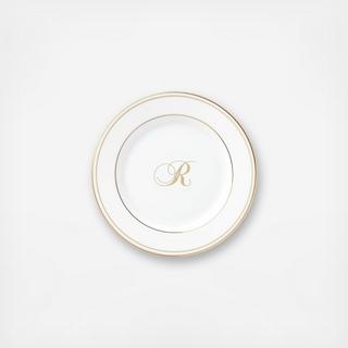 Federal Gold Script Tidbit Plate