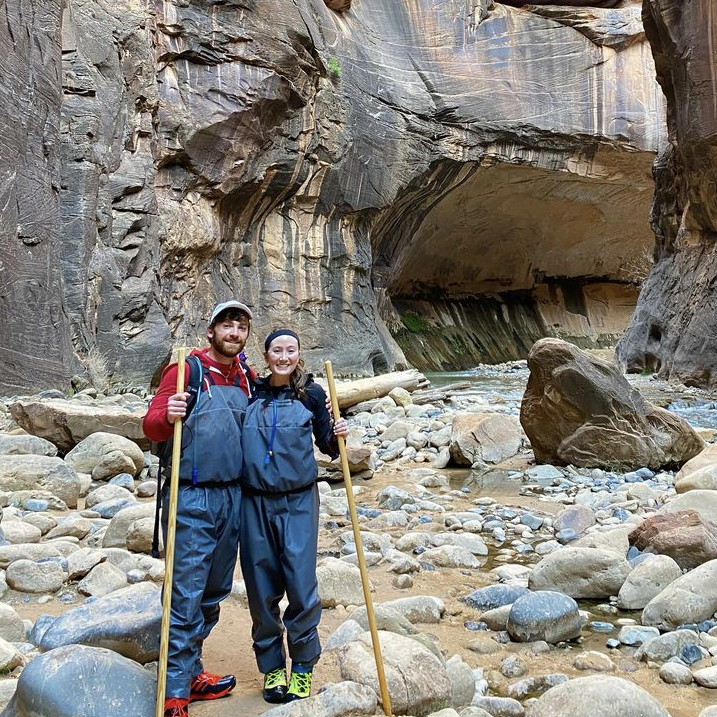 Hiking the Narrows! We nearly froze to death but this hike was amazing!