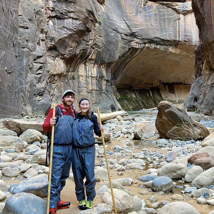 Hiking the Narrows! We nearly froze to death but this hike was amazing!