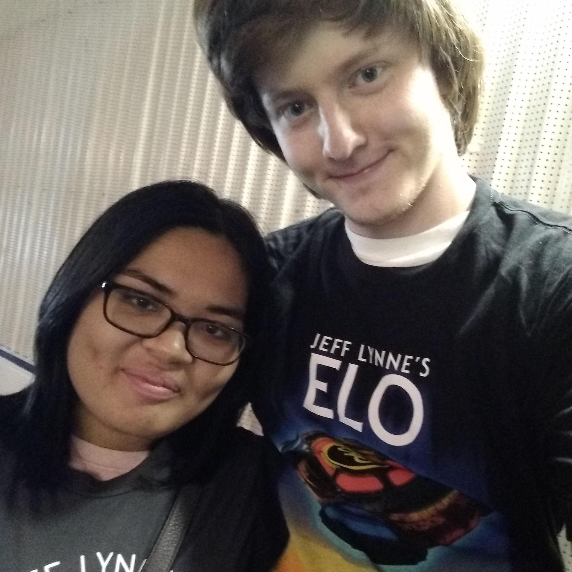 Our first concert together. We saw the Electric Light Orchestra in 2019.