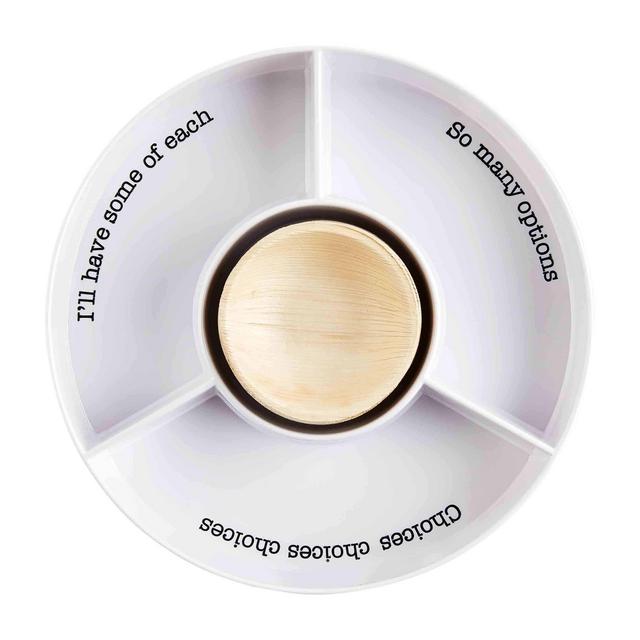 Outdoor Server and Plate Set