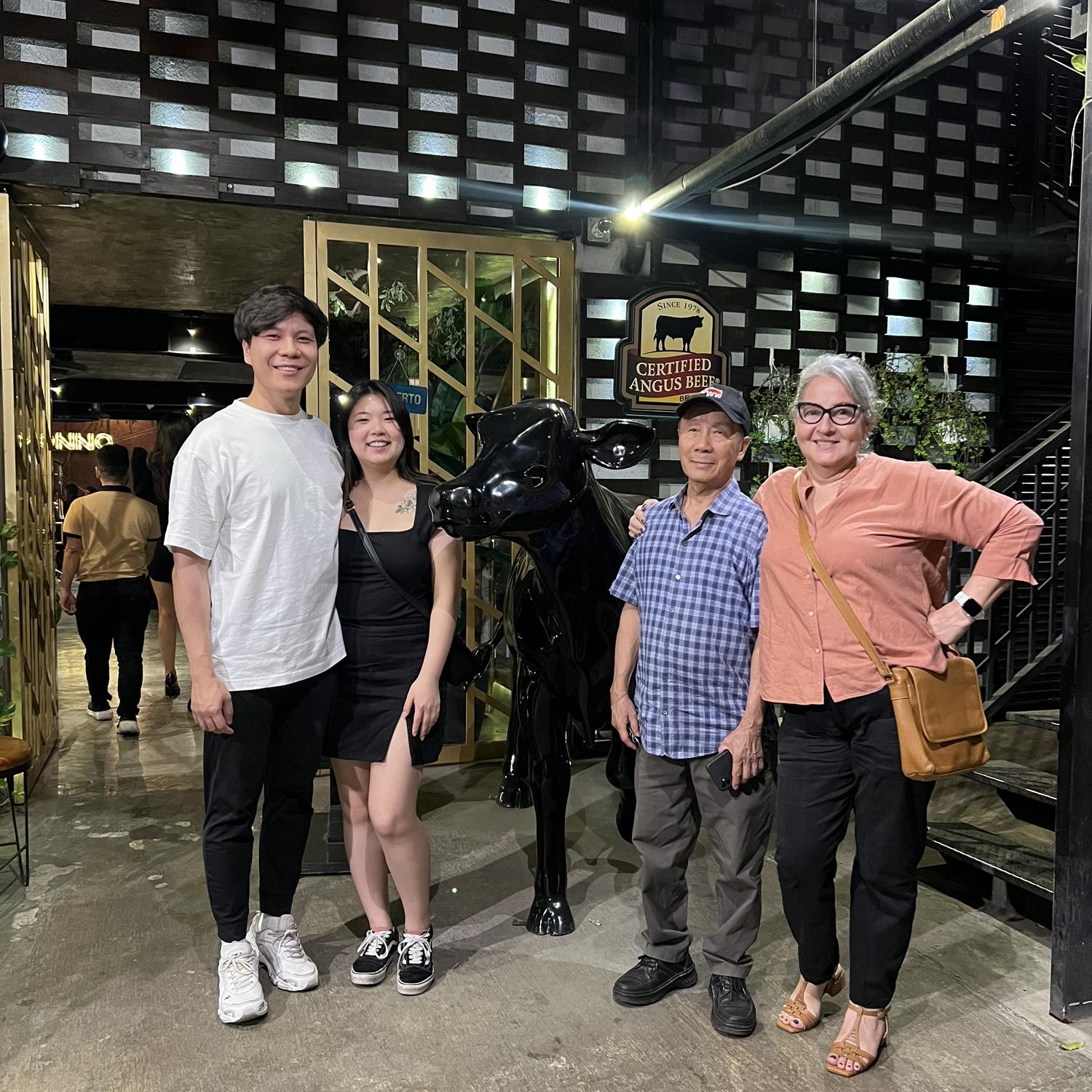 With Diego’s family