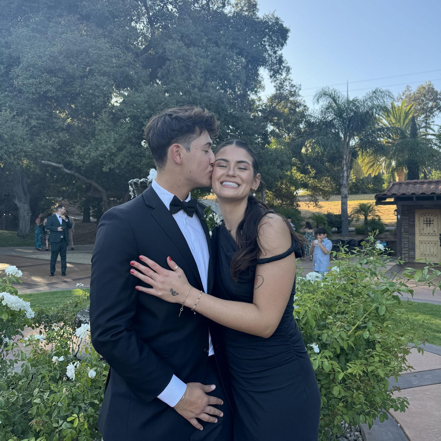Celebrating Gabe and Lauren's love at their wedding!