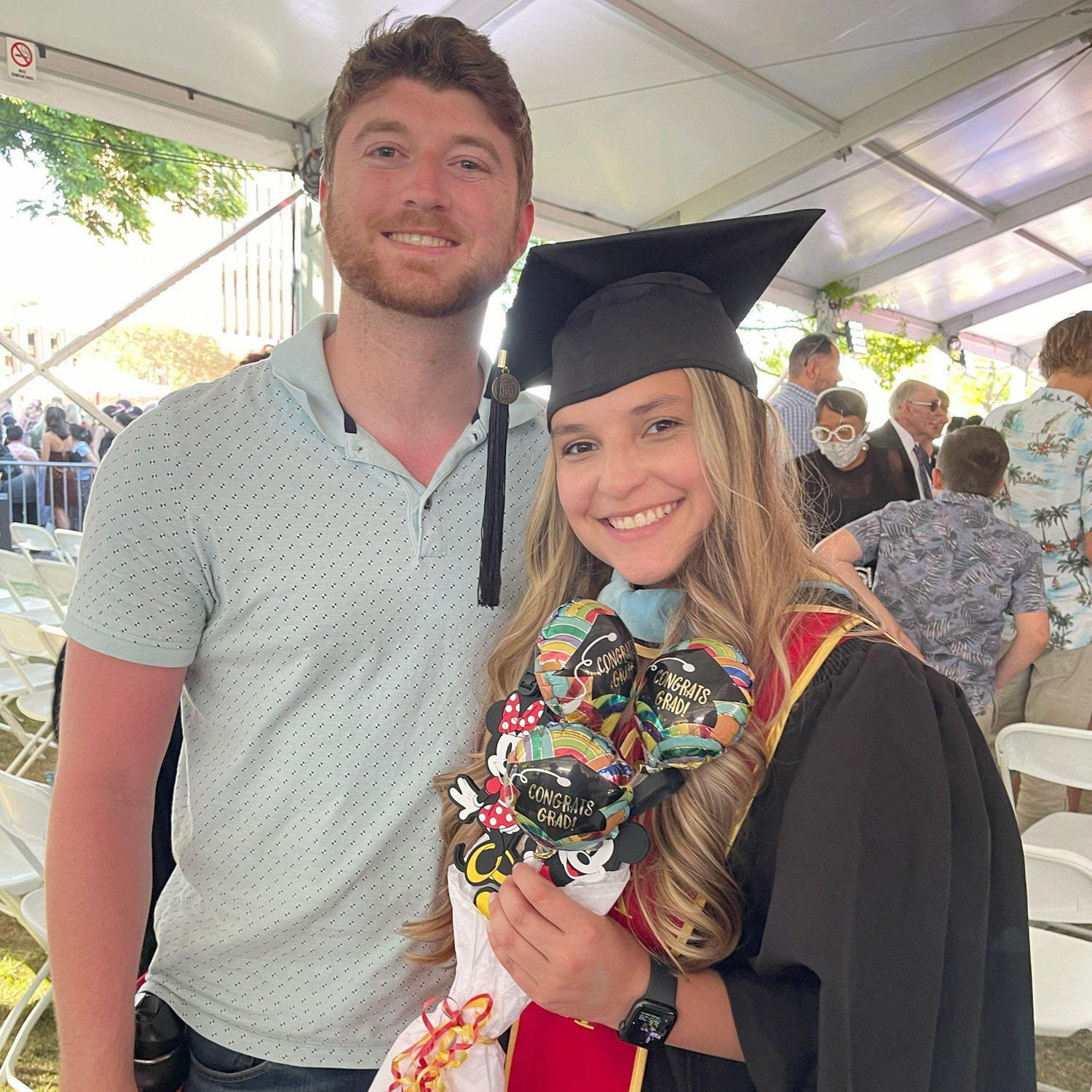 2022 - Savanna's Master's graduation from USC