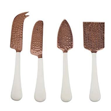 Mud Pie COPPER CHEESE SPREADER SET