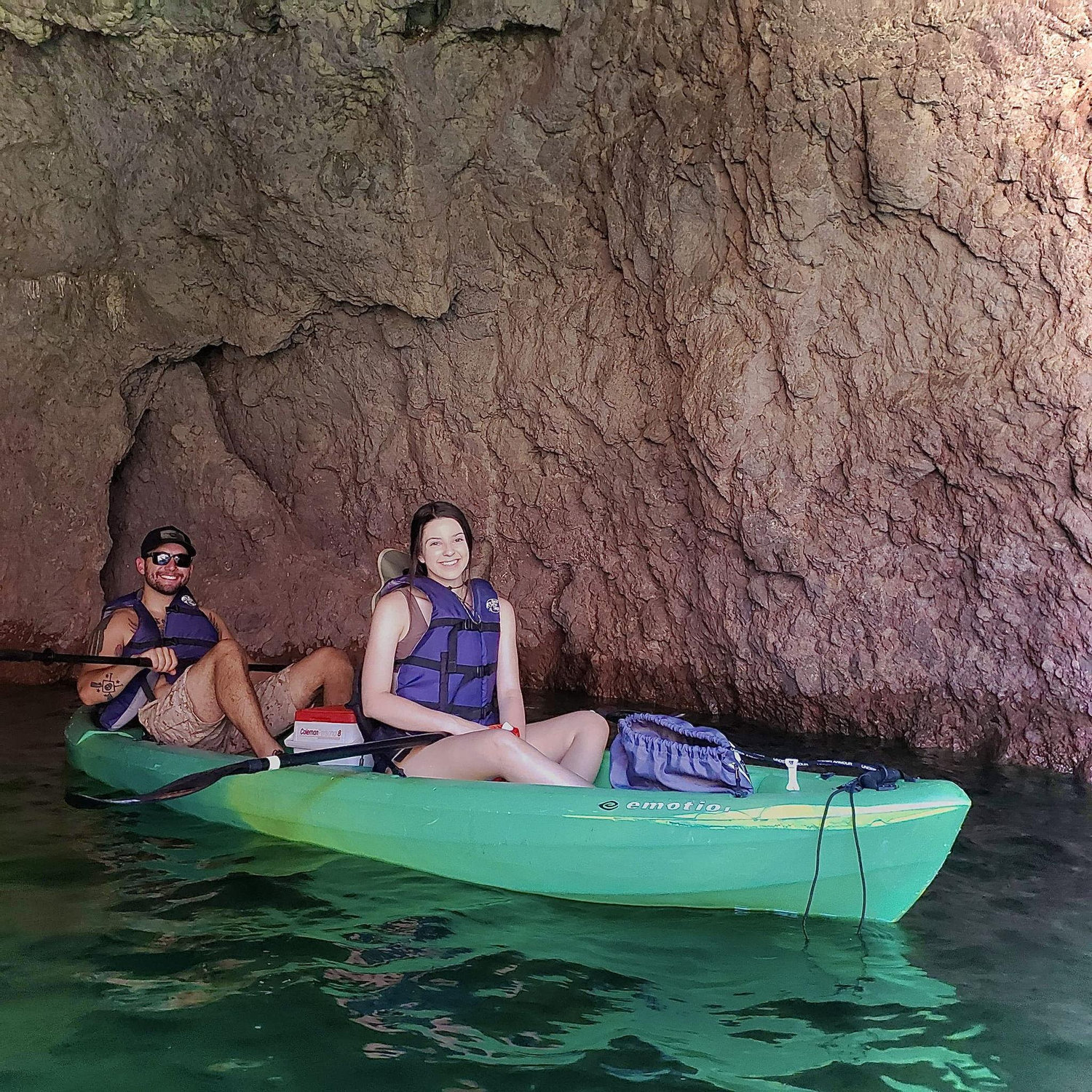 First time kayaking to emerald cove