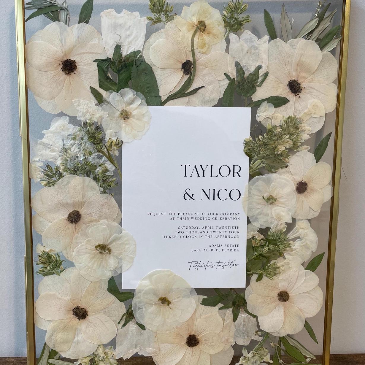 Bouquet Preservation