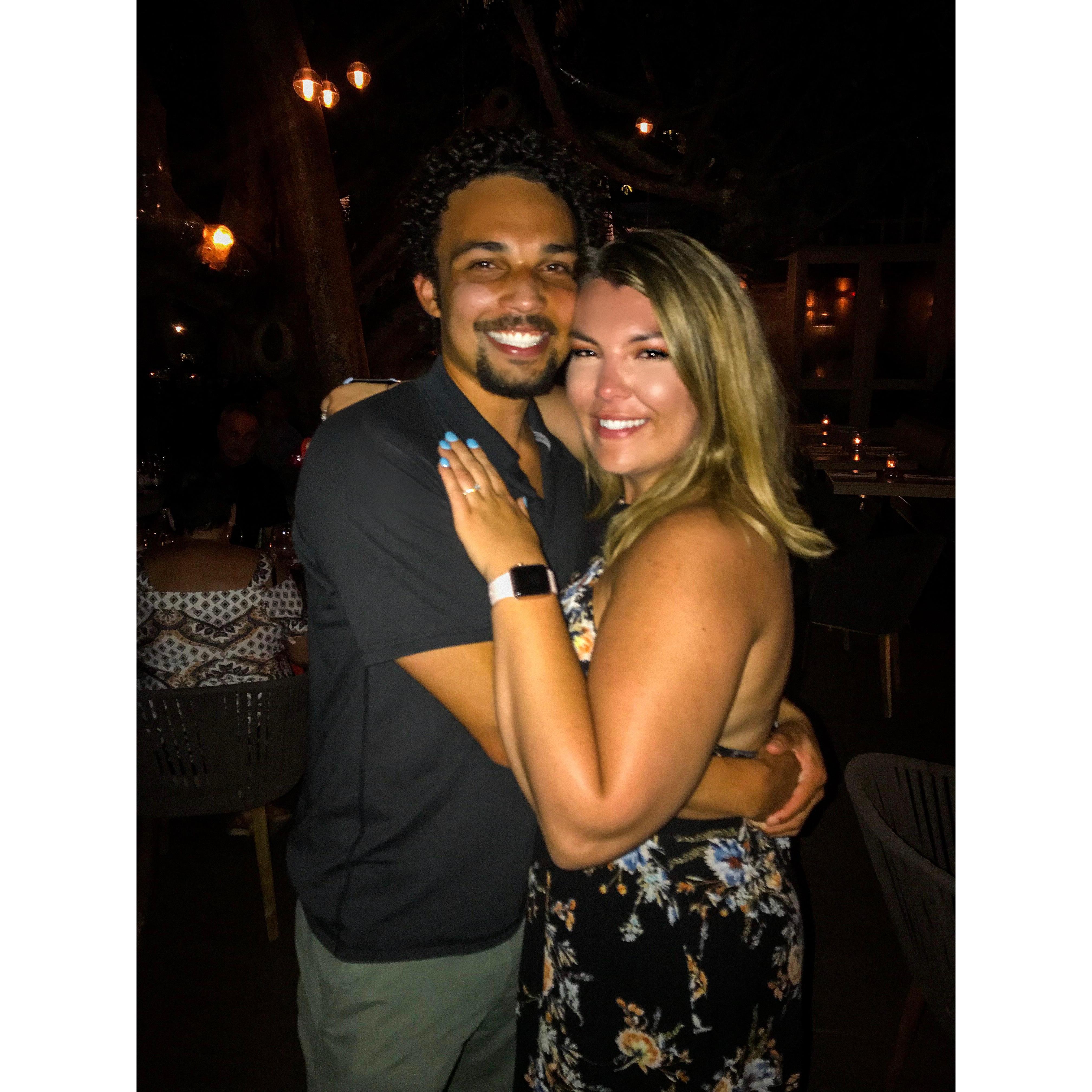 This was taken right after we got engaged :) 7/6/19